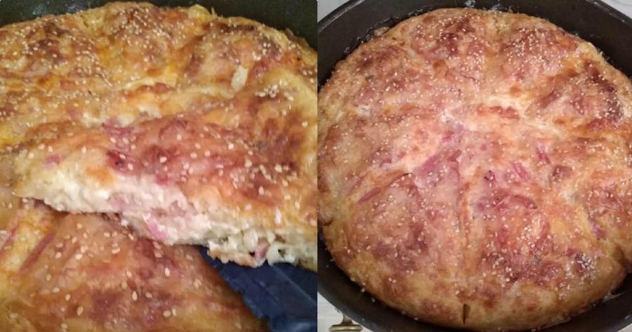 Κασερόπιτα με μπέικον: Σκέτος πειρασμός για μια λαχταριστή συνταγή