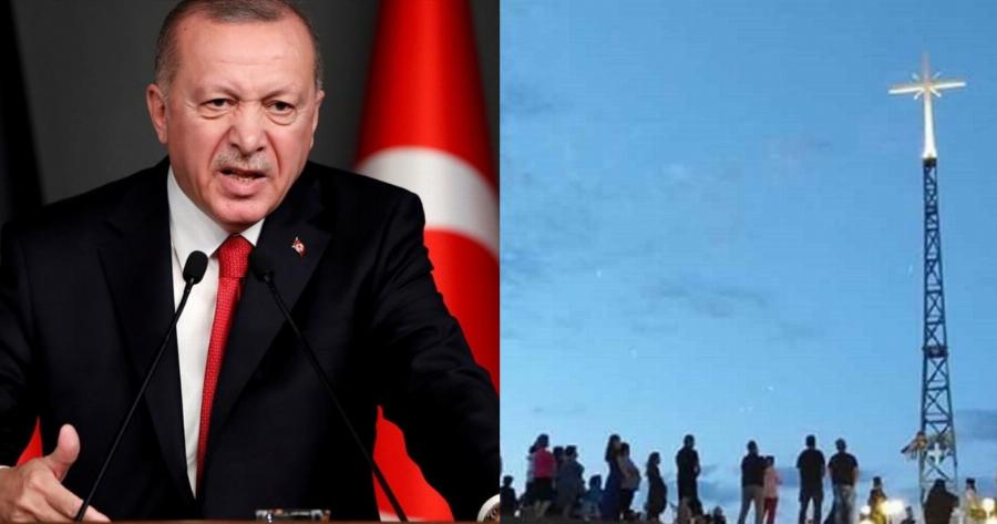 Έβρος: Οργή προκάλεσε στον Ερντογάν ο Σταυρός στη Νέα Βύσσα