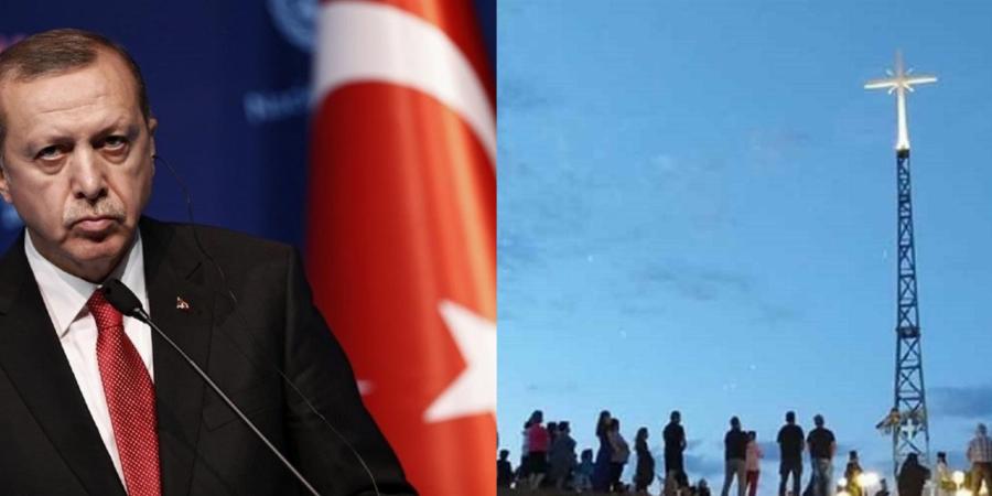 Έβρος: Οργή προκάλεσε στον Ερντογάν ο Σταυρός στη Νέα Βύσσα
