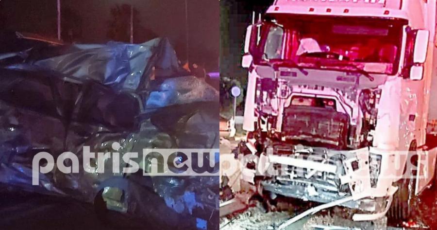 Πύργος τραγωδία: Έτσι έχασε τη ζωή του ο 26χρονος μετά τη σύγκρουση με τη νταλίκα – Σοκαριστικές εικόνες