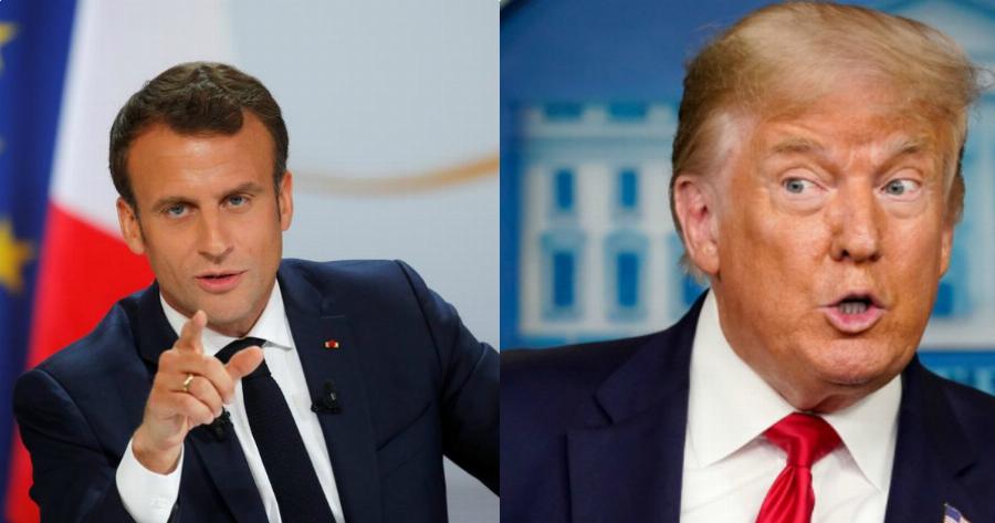 Μακρόν σε Τραμπ: «Μάζεψε τον Ερντογάν αλλιώς όλοι θα ψάχνουν να βρουν που πέφτει η Τουρκία»