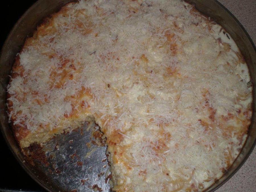 Μακαρονόπιτα χωρίς φύλλο: Μια πολύ απλή συνταγή, έτοιμη σε λίγα λεπτά