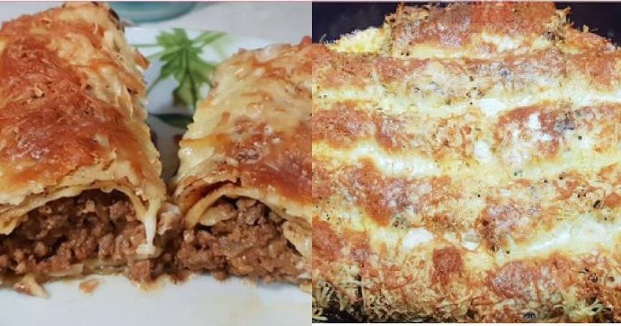 Κρέπες με κιμά στο φούρνο: Συνταγή για γευστικές κρεπούλες, έτοιμες σε λίγα λεπτά