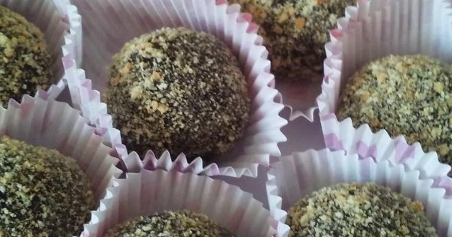 Σοκολατάκια μπισκότου με αμύγδαλα για αρχάριους με 4 υλικά