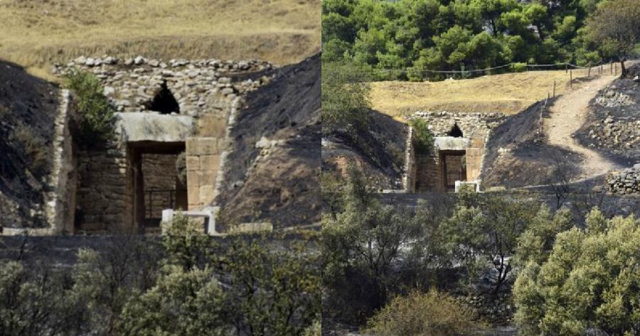 Φρίκη. Οι Μυκήνες καμμένες