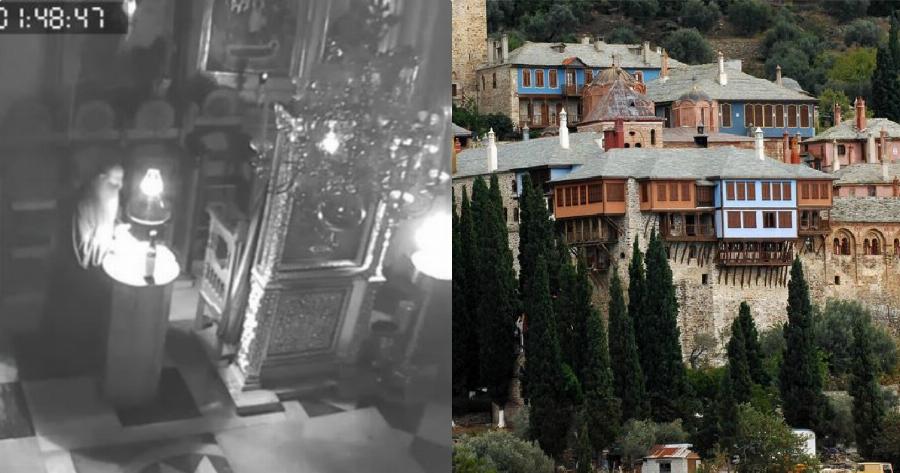 Άγιος Όρος σεισμός: Πέφτουν οι σοβάδες και οι μοναχοί ψέλνουν – Βίντεο που κάνει το γύρο του κόσμου