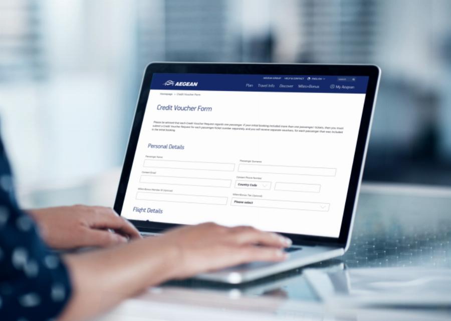 Ανακοίνωση Aegean: Τι να κάνετε αν ακυρώθηκε πτήση σας τους προηγούμενους μήνες για να πάρετε credit voucher