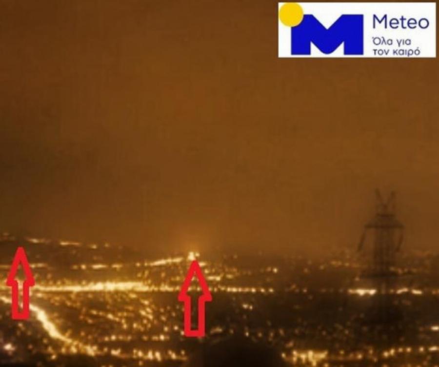 Νέο Ηράκλειο ανεμοστρόβιλος: Φωτογραφίες από το καιρικό φαινόμενο που σάρωσε την περιοχή