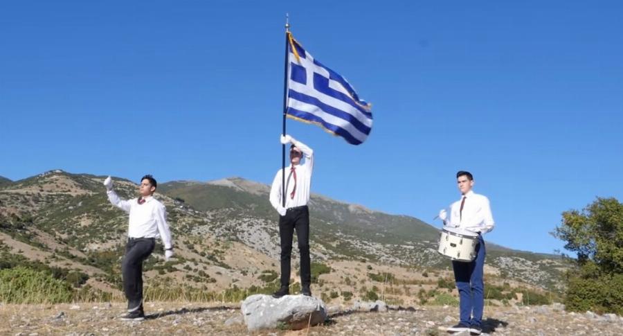 Νέο Σούλι Σερρών: Μοναχική παρέλαση για τους μαθητές του χωριού