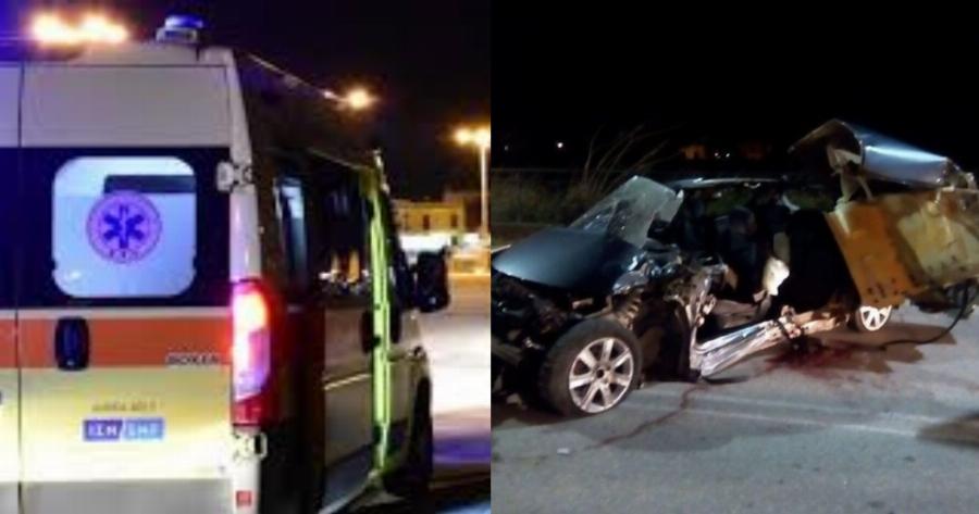 Χαλκιδική τροχαίο: Νεκροί μια 21χρονη και ένας 26χρονος από θανατηφόρο τροχαίο