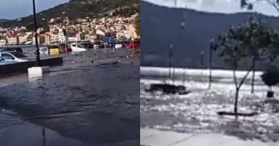 Τσουνάμι στη Σάμο: Χτύπησε και τρίτο τσουνάμι.