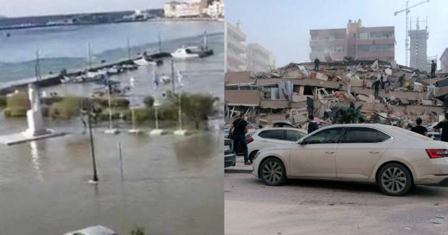 Τσουνάμι στη Σάμο: Χτύπησε και τρίτο τσουνάμι.