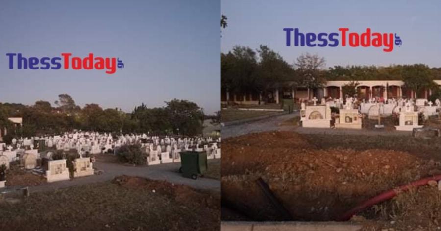 Θεσσαλονίκη τάφοι: Νέοι τάφοι σκάβονται για τα θύματα του κορονοϊου (φωτο)