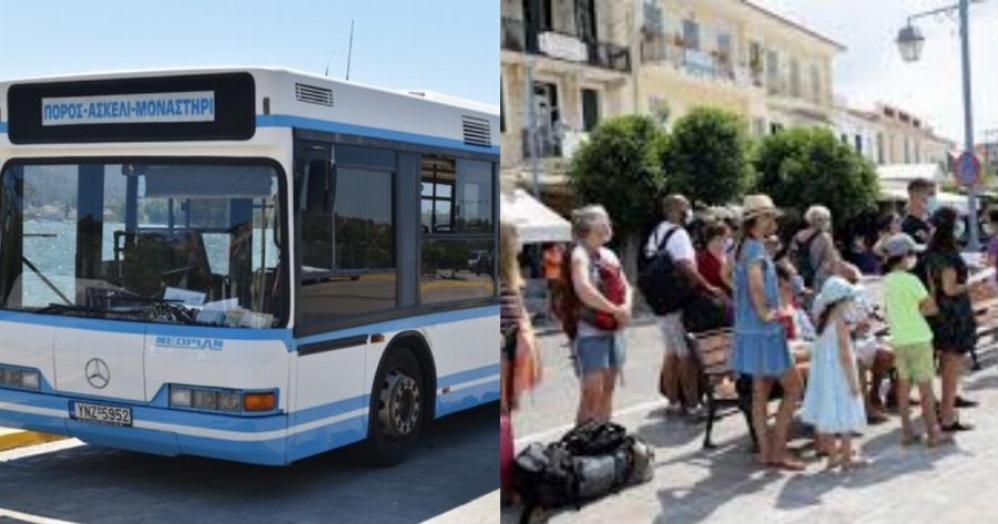 Πόρος ολλανδοί: Παρέα από μεθυσμένους τουρίστες αναστάτωσε τον Πόρο – Κλέψανε το λεωφορείο