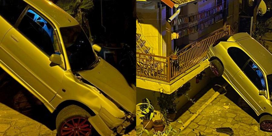 Βέροια σοκ: Αυτοκίνητο βρέθηκε τουμπαρισμένο σε αυλή σπιτιού