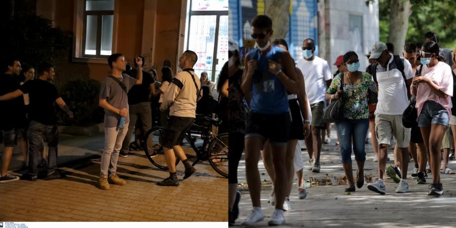 Γεμάτες πλατείες: Συνωστισμός σε Άγιο Παντελεήμονα, Βικτώρια, Μοναστηράκι – Ανησυχία έχει προκληθεί στους ειδικούς (βίντεο)