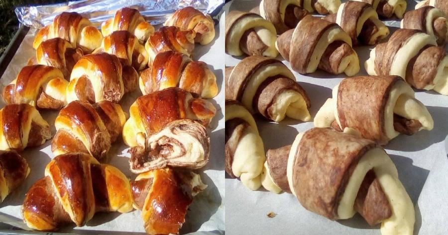 Κρουασάν με μερέντα: Συνταγή για αφράτα κρουασανάκια για αρχάριους