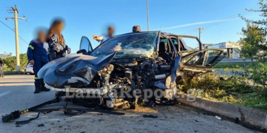 Λαμία τροχαίο: Σοκαριστικό τροχαίο με Μητροπολίτη που είναι στην εντατική