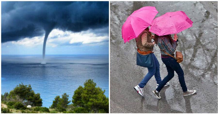 Καιρός επικίνδυνα φαινόμενα: Είναι πιθανό να υπάρξουν ακόμα και ανεμοστρόβιλοι