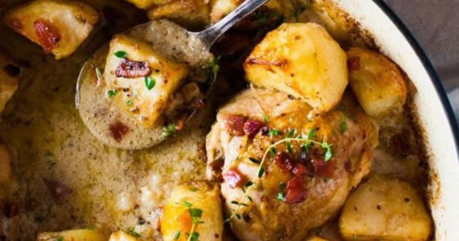 Πατάτες φούρνου: Εύκολη συνταγή με θυμάρι και μουστάρδα