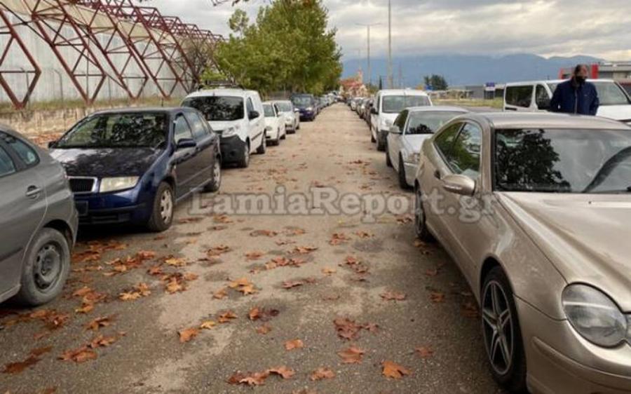 Λαμία rapid test: Πλήθος κόσμου πάει να κάνει το τεστ – Έχει ήδη βρεθεί ένα θετικό στα πρώτα 45