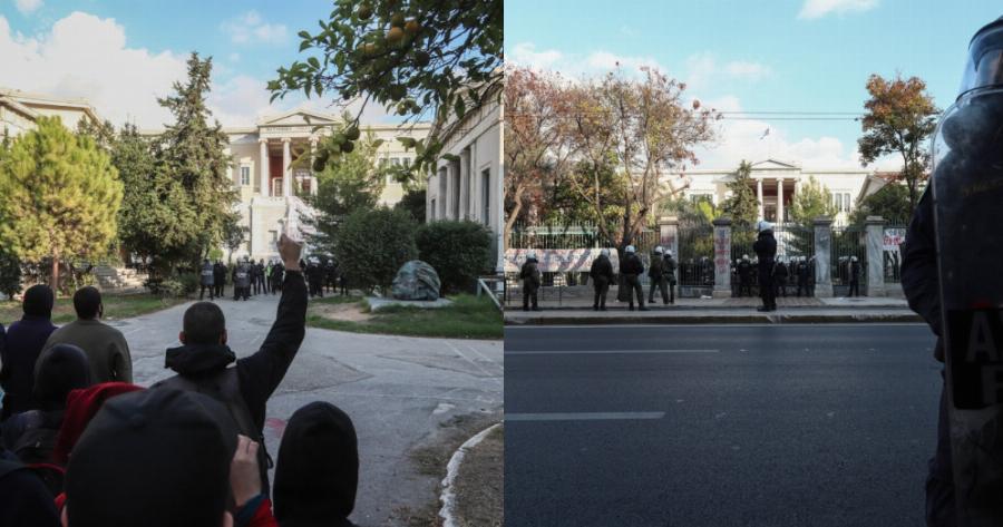 Πολυτεχνείο: Παρέμβαση των ΜΑΤ – Εκκενώθηκε ο χώρος και έγιναν προσαγωγές