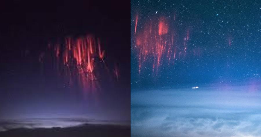 Φαινόμενο Red sprites: Το εντυπωσιακό σπάνιο φαινόμενο στον ουρανό της Ελλάδας