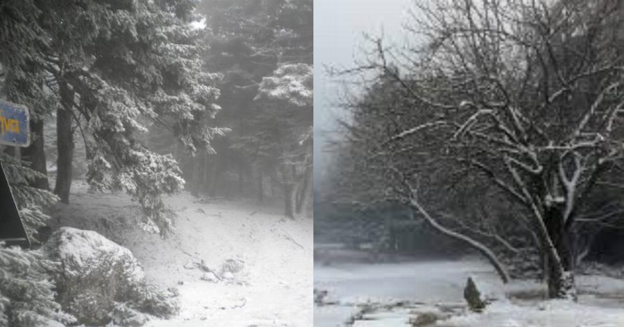 Πάρνηθα χιόνια: Μεγάλη πτώση της θερμοκρασίας και χιόνια στα ορεινά από το απόγευμα της Δευτέρας 30 Νοεμβρίου