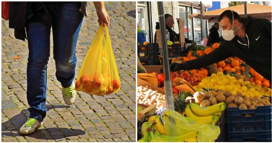 Αυστηρά μέτρα: Μόνο έως τρεις σακούλες ο καθένας στις λαϊκές αγορές
