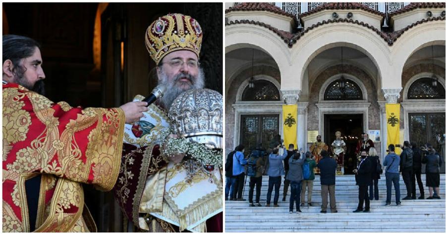 Πάτρα Άγιος Ανδρέας: Ο πολιούχος της πόλης γιορτάστηκε σύμφωνα με τα απαραίτητα μέτρα