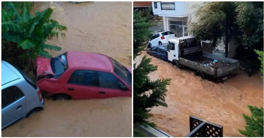 Ρέθυμνο κακοκαιρία: Γήπεδο ποδοσφαίρου μετατράπηκε σε πισίνα από την κακοκαιρία