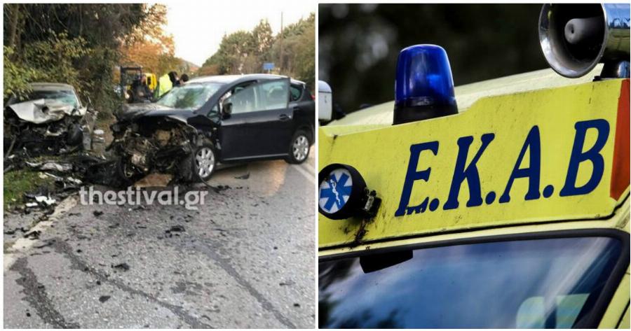 Θεσσαλονίκη τραγωδία: Σοκαριστικό τροχαίο με ένα νεκρό και ένα σοβαρά τραυματισμένο στα Πεύκα