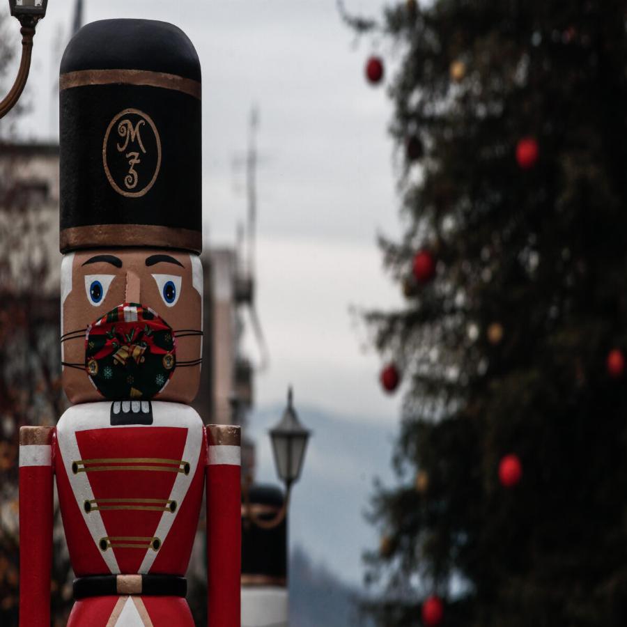 Τρίκαλα: Μέχρι και οι καρυοθραύστες φορούν μάσκες – Η έξυπνη κίνηση του Δήμου Τρικκαίων