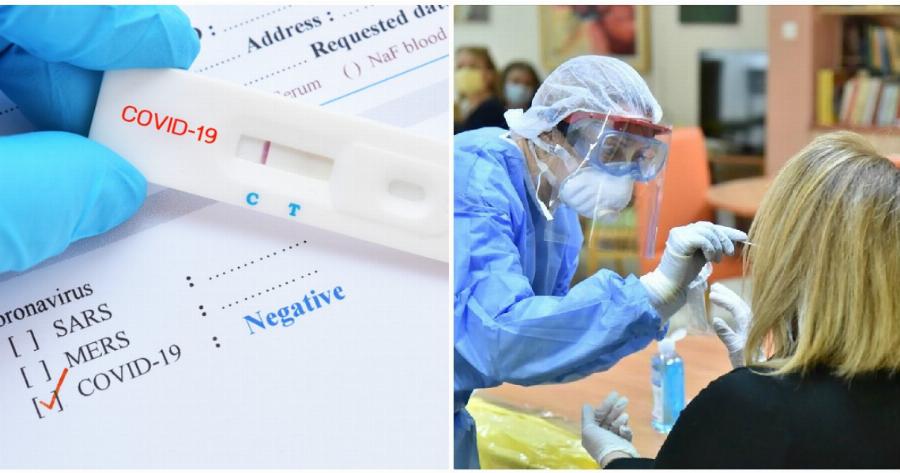 Ελλάδα rapid tests: Εντοπίστηκαν 20 θετικά κρούσματα σε 1.909 τεστ ταχείας ανίχνευσης αντιγόνου