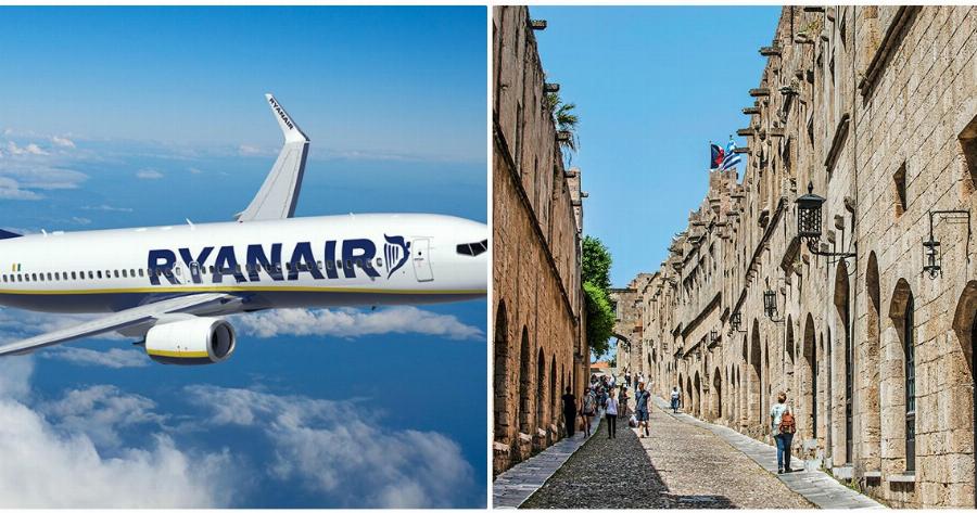 Νέα πτήση Ryanair: Η αεροπορική εταιρία θα πραγματοποιεί το νέο δρομολόγιο Ρόδος-Βενετία