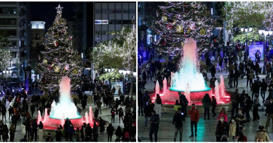 Πολυκοσμία στο Σύνταγμα: Κανένα lockdown – Χθες το απόγευμα πλήθος κόσμου γέμισε την πλατεία