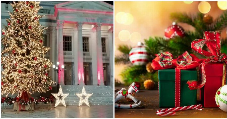 Θεσσαλονίκη κατάστημα: Χριστουγεννιάτικος στολισμός υπερπαραγωγή σε κατάστημα της πόλης