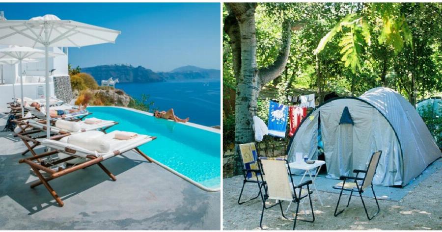 Τουριστικός κλάδος: Κατά 72% μειώθηκαν οι διανυκτερεύσεις σε καταλύματα και κάμπινγκ