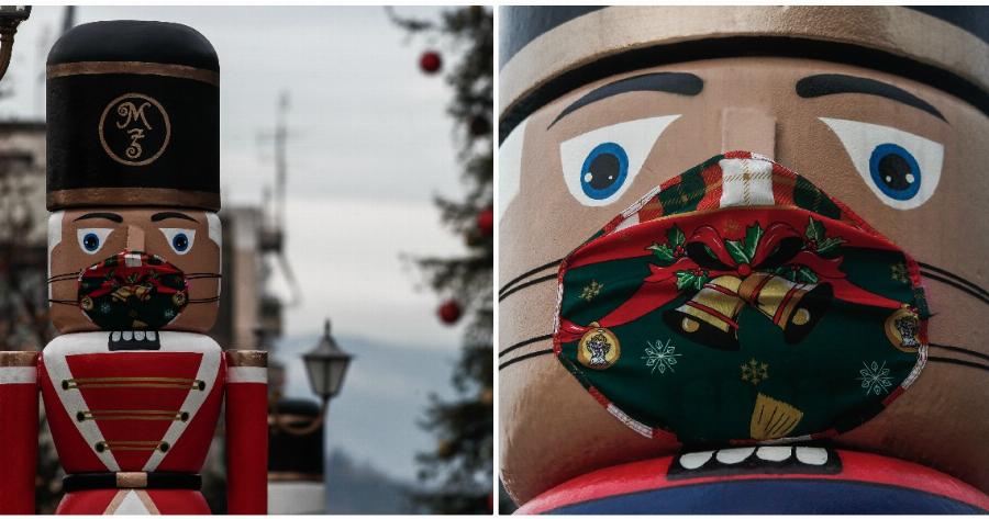 Τρίκαλα: Μέχρι και οι καρυοθραύστες φορούν μάσκες – Η έξυπνη κίνηση του Δήμου Τρικκαίων