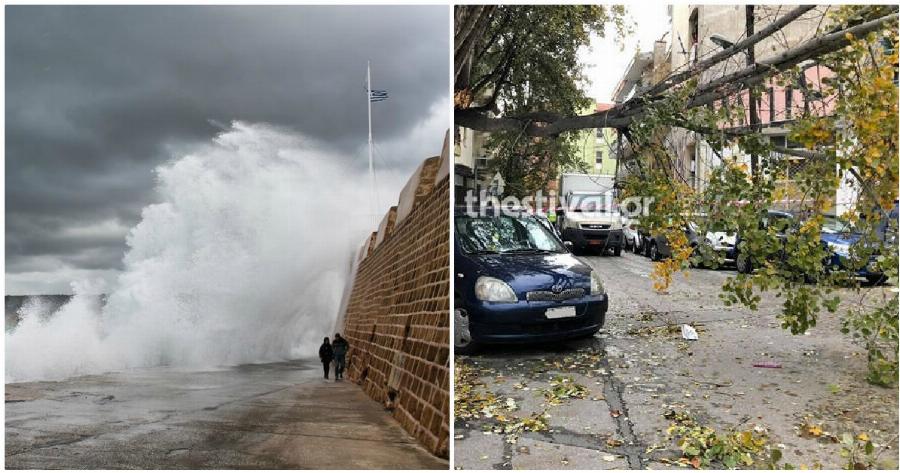 Χανιά: Μεγάλη η καταστροφή από την κακοκαιρία – Νερά και λάσπη στα ποιμνιοστάσια – Κινδύνευσε κτηνοτρόφος