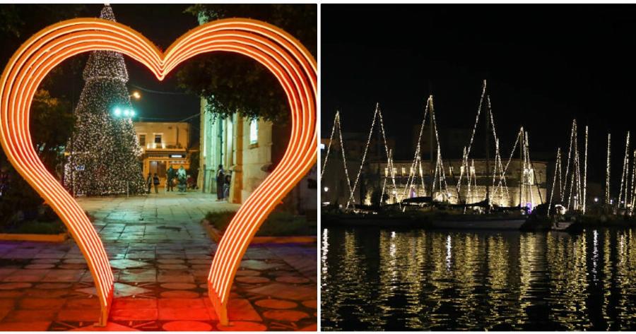 Χανιά: Φωταγωγήθηκε μέσω διαδικτύου χθες το χριστουγεννιάτικο δέντρο – Δείτε τις φωτογραφίες