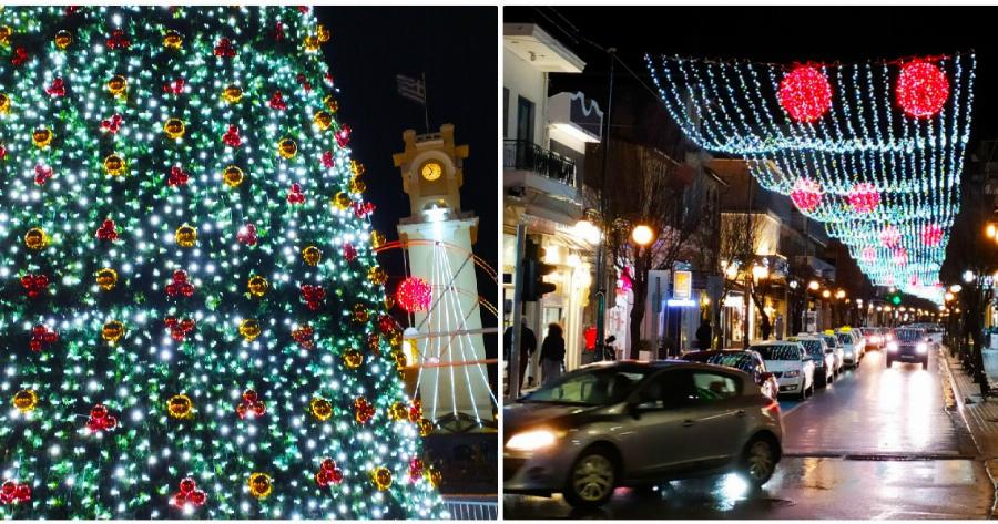 Ξάνθη: Η πόλη έχει «φορέσει» τα γιορτινά της και έχει στολιστεί, αλλά είναι έρημη από κόσμο