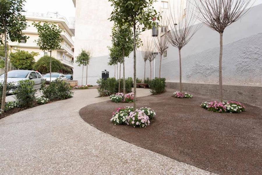 Κολωνός: Ο Δήμος Αθηναίων παραδίδει ένα «πάρκο τσέπης» στη συμβολή των οδών Κιλκίς και Αλαμάνας