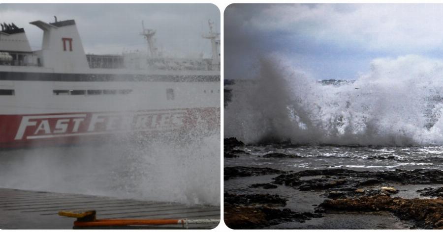 Ακτοπλοϊκές γραμμές: Κλειστά τα δρομολόγια Ζάκυνθος-Κυλλήνη και Πόρος-Κεφαλονιά-Κυλήνη λόγω κακοκαιρίας