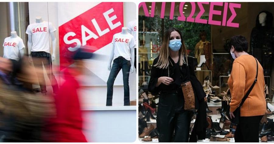 Αθήνα άνοιγμα αγοράς: Μεγάλες ουρές έξω από καταστήματα λιανεμπορίου στην Ερμού