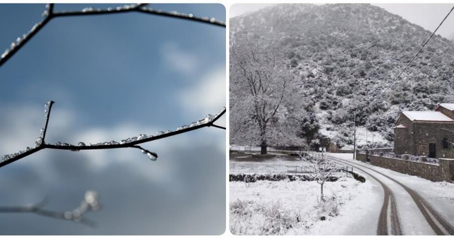 Κακοκαιρία «Λέανδρος»: Πού θα χιονίσει σήμερα – Σε ποια περιοχή το θερμόμετρο άγγιξε τους -14°C