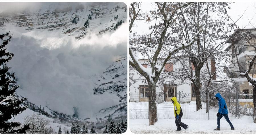 Κακοκαιρία στην Ελλάδα: Χιόνια σε Φλώρινα, Θεσσαλονίκη, Έβρο και Ροδόπη – Πλημμύρες στη Στερεά Ελλάδα
