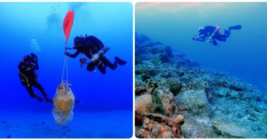 Κάσος: Εντοπίστηκαν αρχαία ναυάγια στο θαλάσσιο χώρο του νησιού