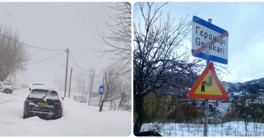 Κρήτη κακοκαιρία: Χιόνισε στον Ψηλορείτη – Χιονοπτώσεις αναμένονται και σήμερα στο νησί