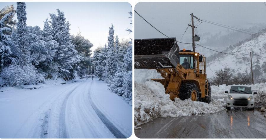 Λήμνος: Στα λευκά το νησί από τα χιόνια – Βίντεο του meteo από τα χιόνια στο κέντρο της Αθήνας χθες 27/1